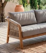 Canapé d'angle de jardin PAROS