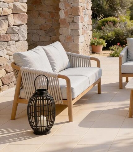 Canapé 2 places de jardin LEROS