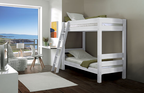 Lits superposés en bois