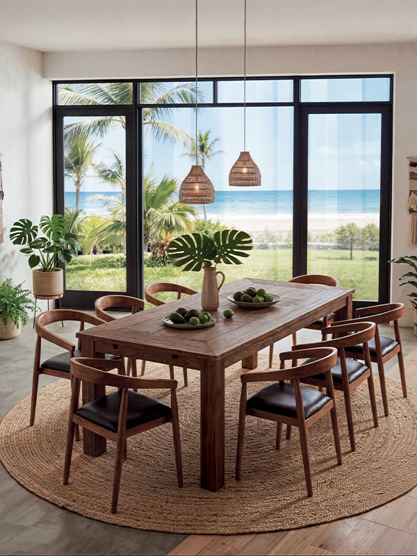 Table en teck recyclé TRINIDAD