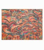 Tableau toile fait main Design abstrait coloré