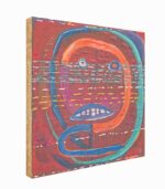 Tableau toile fait main visage abstrait