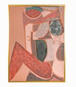 Tableau toile fait main Art déco OR