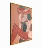 Tableau toile fait main Art déco OR