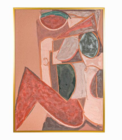 Tableau toile fait main Art déco OR