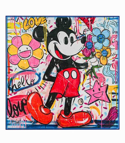 Tableau toile fait main SOURIS