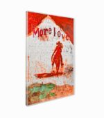 Tableau toile fait main MORE LOVE