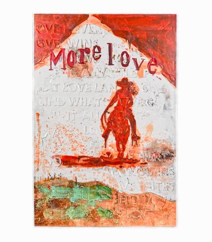 Tableau toile fait main MORE LOVE