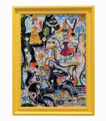 Tableau toile fait main CAVALIERES