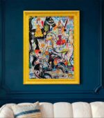 Tableau toile fait main CAVALIERES