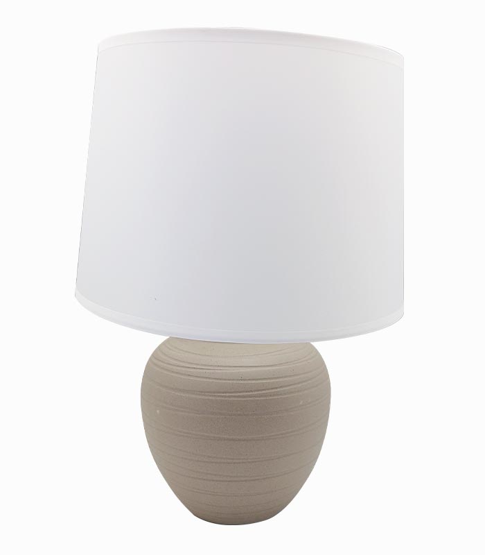 Lampe céramique abat-jour blanc Lampe céramique abat-jour blanc
