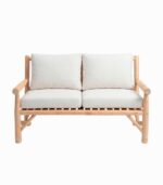 Canapé teck BALI 2 places