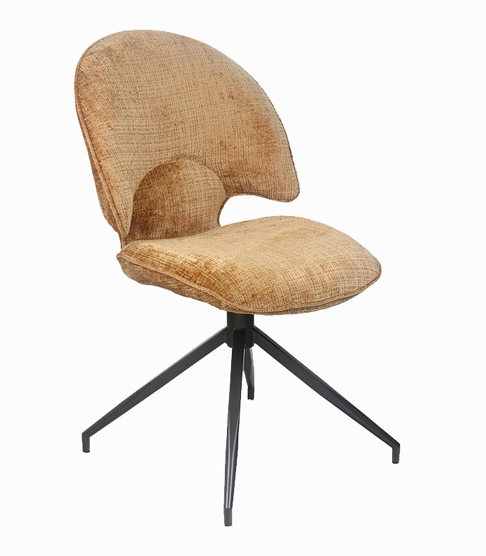 Chaise tournante OVING Moutarde