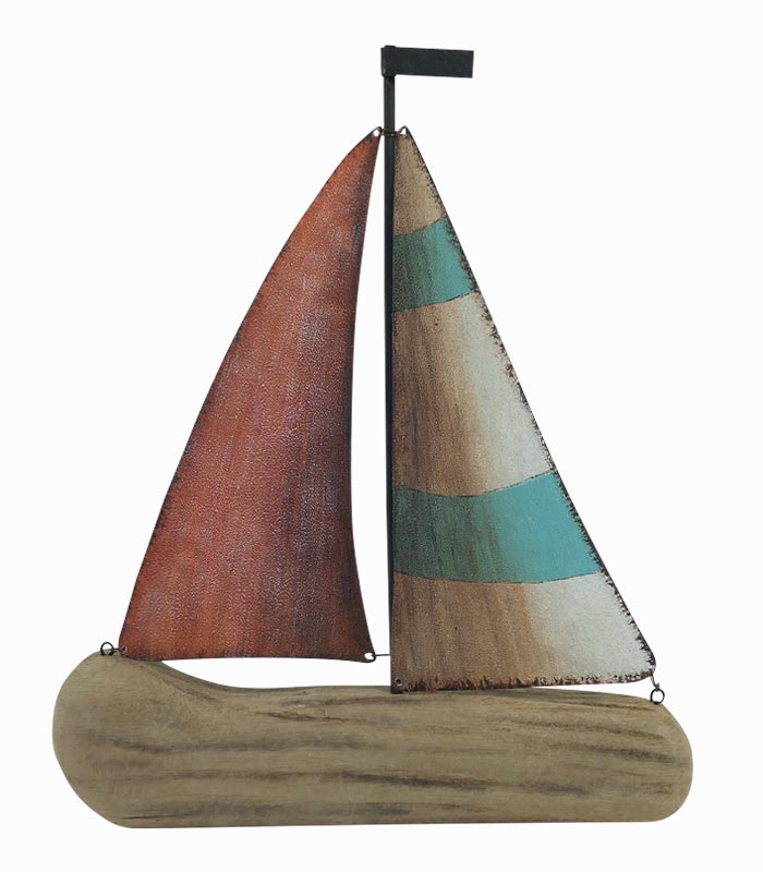 Bateau en bois 2 voiles Bateau en bois 2 voiles