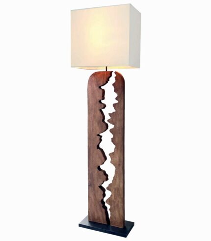 Lampadaire bois d'acacia KATAN