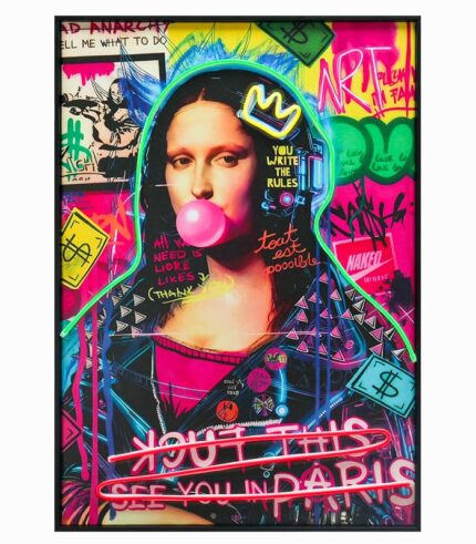 Tableau toile JOCONDE STREET ART
