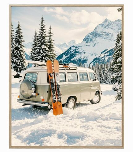 Tableau toile MINI-VAN SNOWBOARD