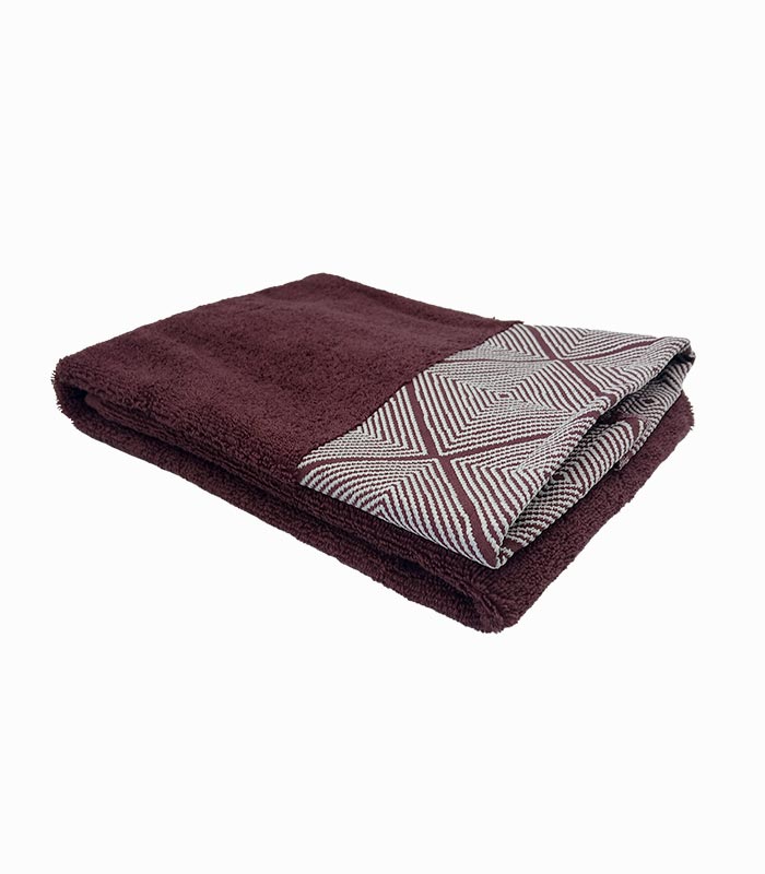Serviette bordeaux BERGEN Serviette bordeaux BERGEN