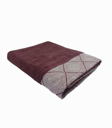 Drap de bain bordeaux BERGEN