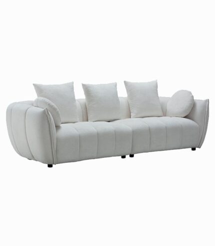 Canapé NEWBURY L 260 cm blanc