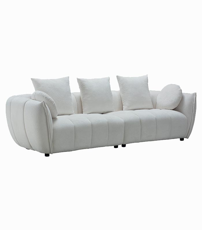 Canapé NEWBURY L 260 cm blanc