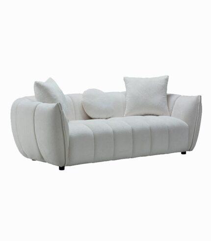 Canapé NEWBURY L 210 cm blanc