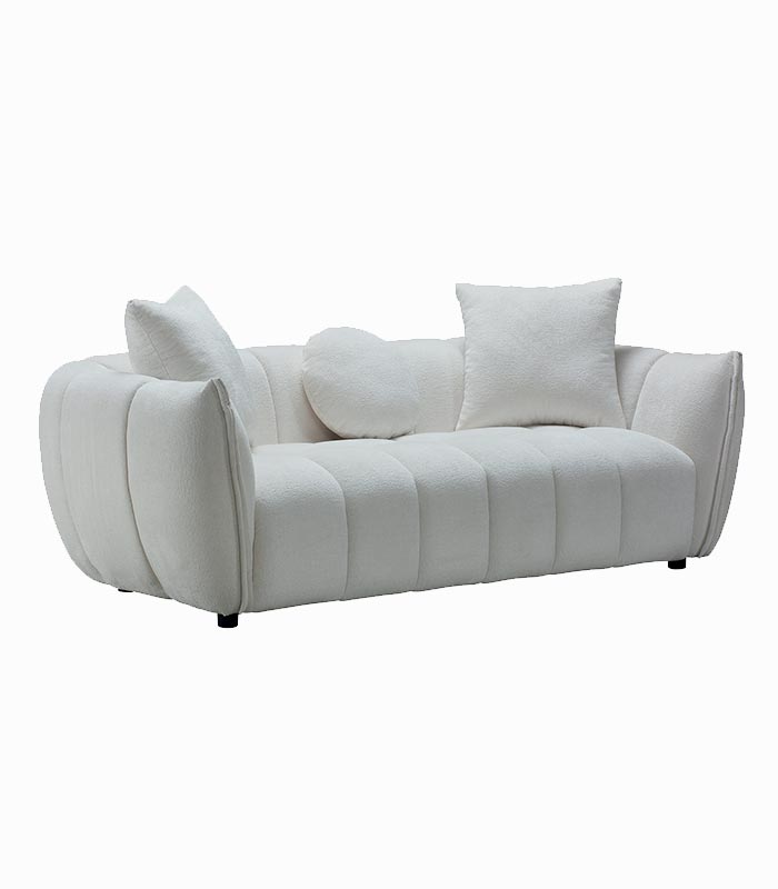 Canapé NEWBURY L 210 cm blanc