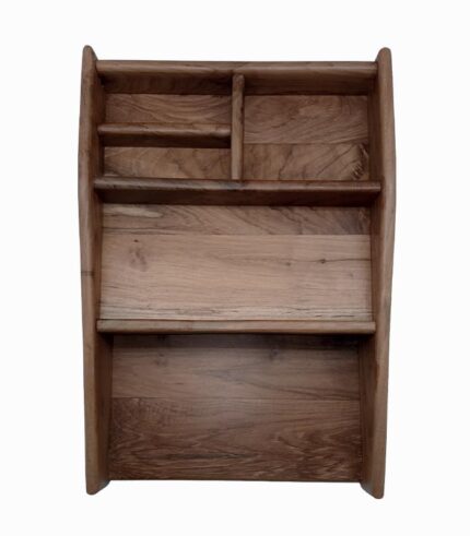 Rangement de bureau teck recyclé