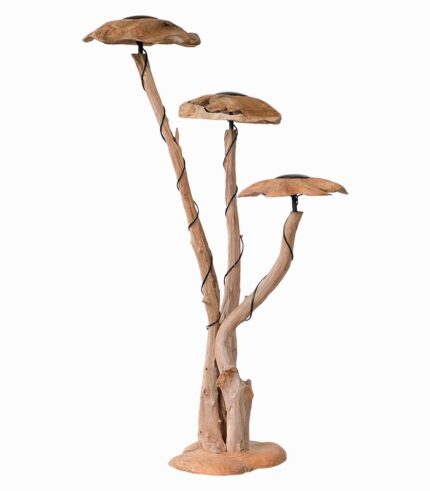 Lampadaire bois MAKIAN