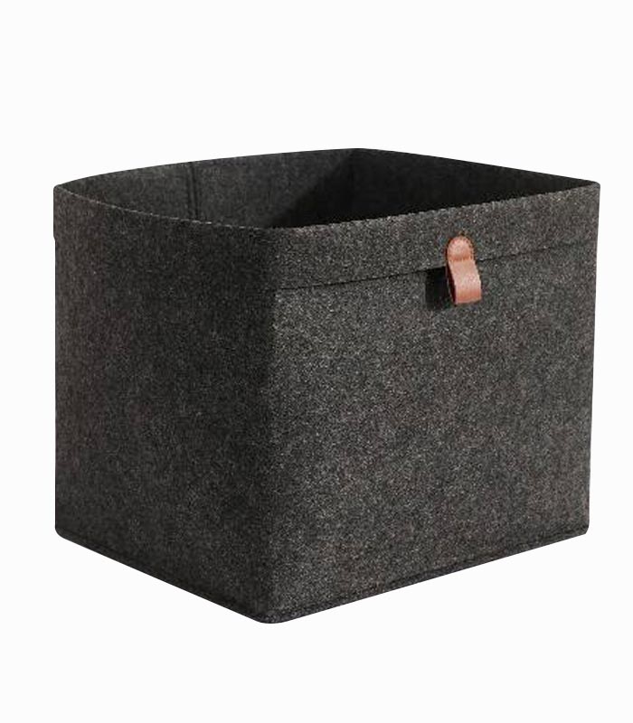 Panier OLONSA Panier feutrine anthracite OLONSA