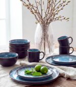Collection de vaisselle bleu Lagoon