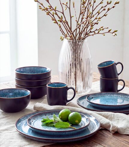 Collection de vaisselle bleu Lagoon
