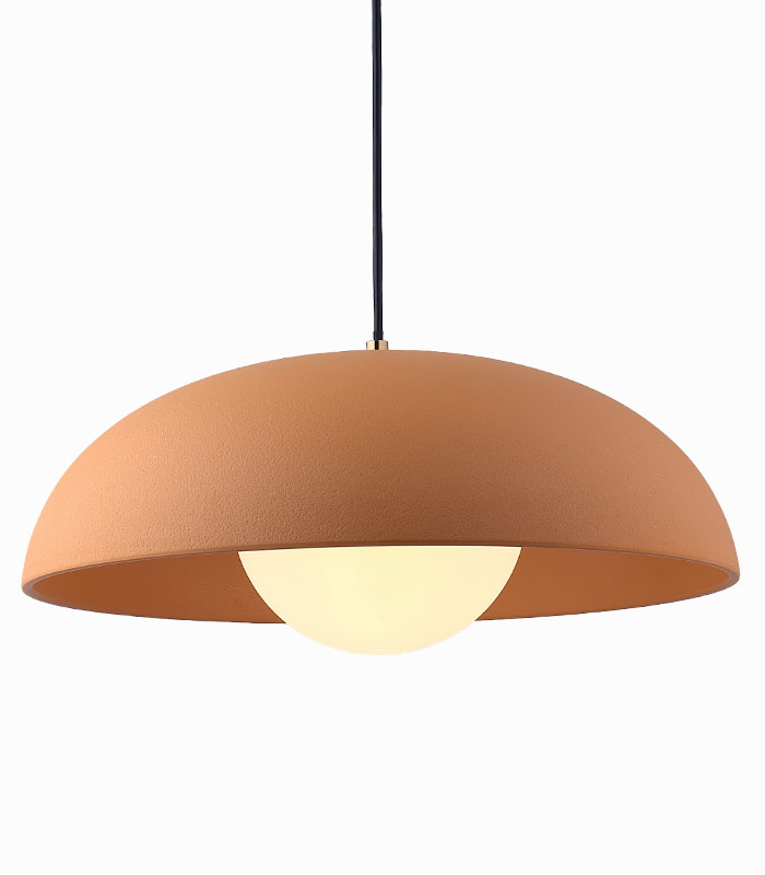 Suspension PECRIA jaune mat Suspension PECRIA jaune mat