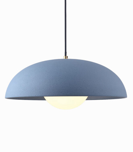 Suspension PECRIA bleu marbre mat