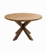 Table ronde 120 cm en teck recyclé UROS