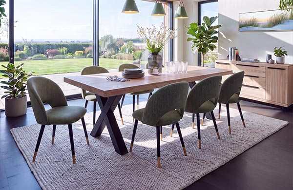Table bois blanchi ROMO