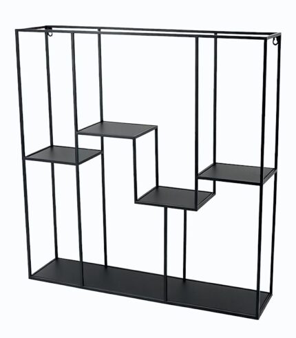 Etagère en fer noir