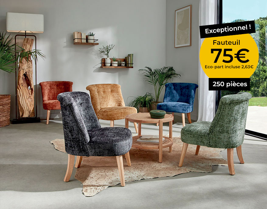 Fauteuil crapaud Garland